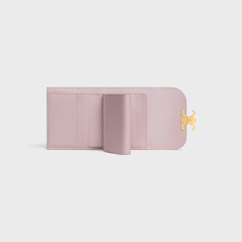 Small Flap Wallet TRIOMPHE IN Shiny calfskin - Image 4